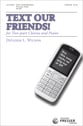 Text Our Friends Two-Part choral sheet music cover